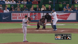 Pillar Grounds out to Gausman, Sept 27, 2016