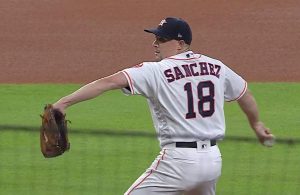 aaron sanchez - astros no hitter august 3rd, 2019